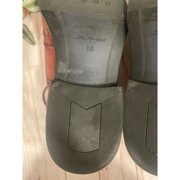 Jump New York Leather Oxford Wingtip Sz 10
